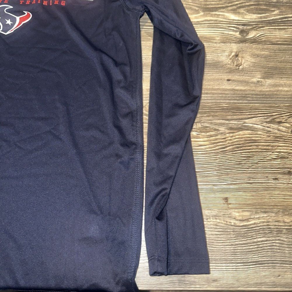 CJ Stroud Houston Texans Mens Small Combine Tee. Long Sleeve. Blue. NWT. Z - Picture 4 of 6
